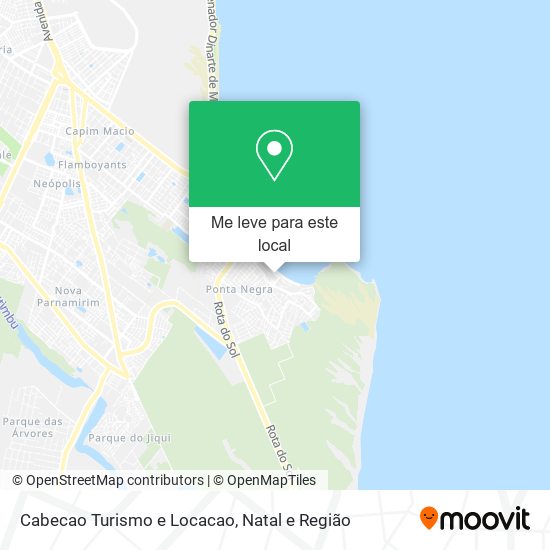 Cabecao Turismo e Locacao mapa