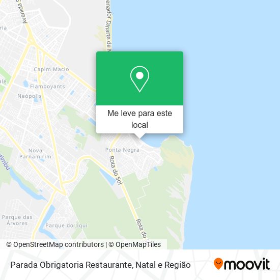 Parada Obrigatoria Restaurante mapa