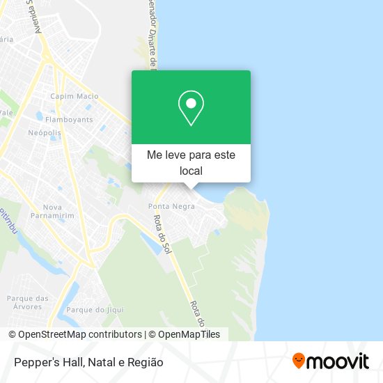 Pepper's Hall mapa