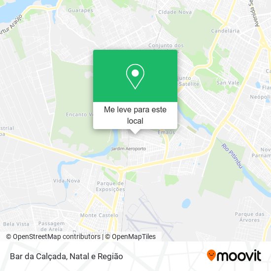 Bar da Calçada mapa