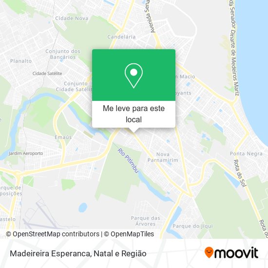 Madeireira Esperanca mapa