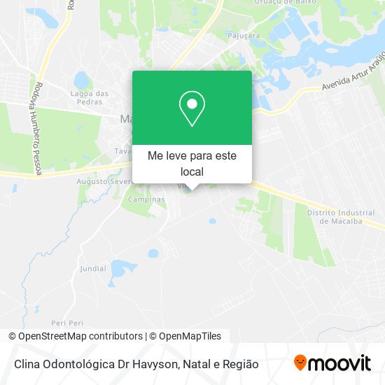 Clina Odontológica Dr Havyson mapa