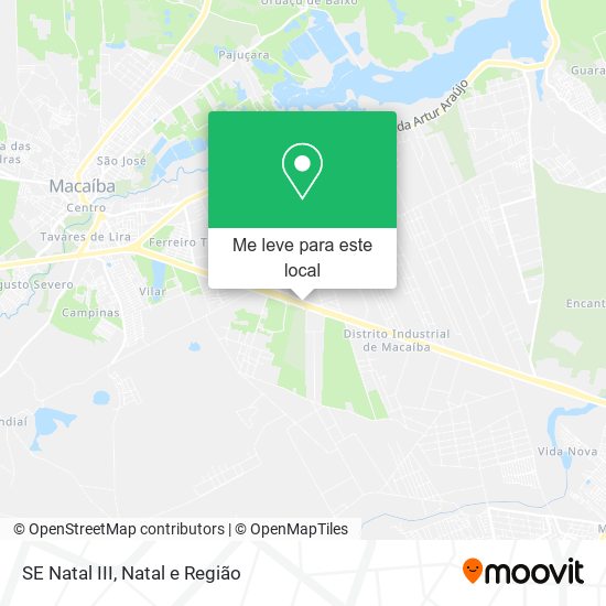 SE Natal III mapa