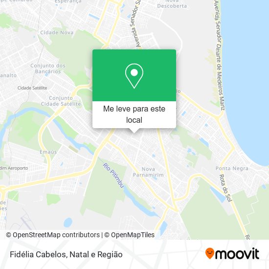 Fidélia Cabelos mapa