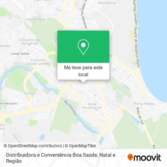 Distribuidora e Conveniência Boa Saúde mapa