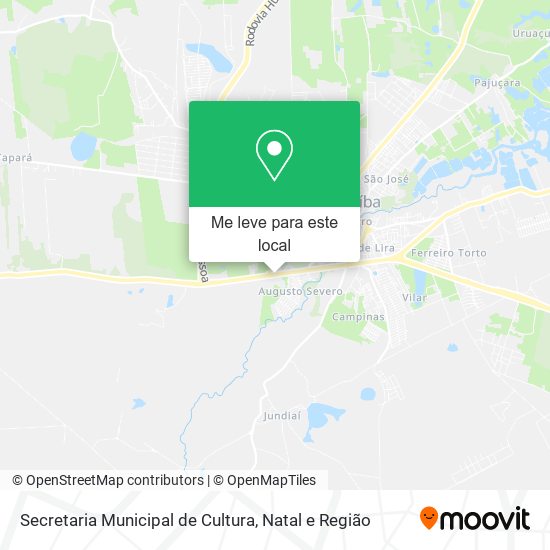 Secretaria Municipal de Cultura mapa