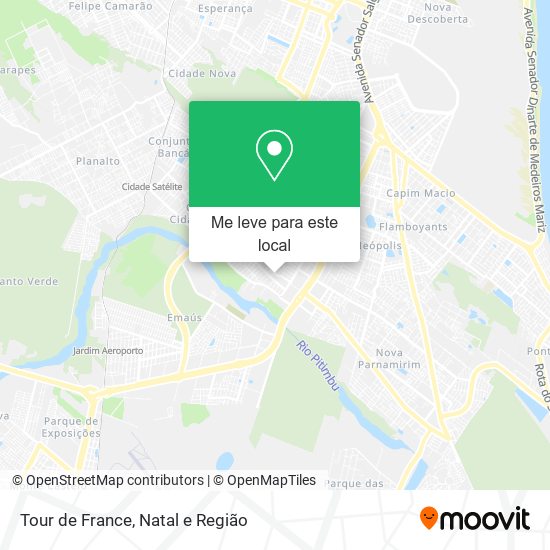 Tour de France mapa