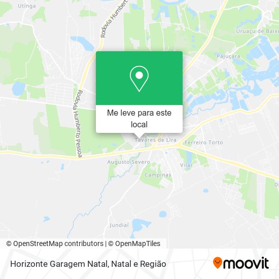 Horizonte Garagem Natal mapa