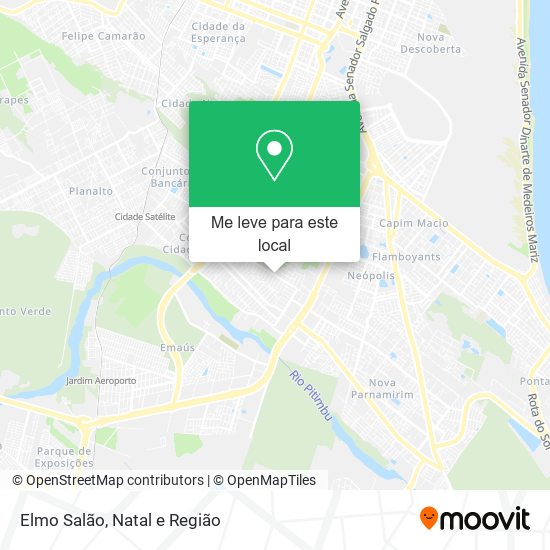 Elmo Salão mapa