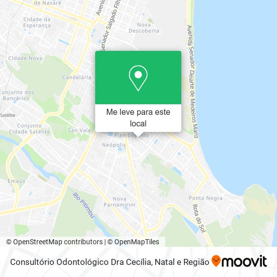 Consultório Odontológico Dra Cecília mapa