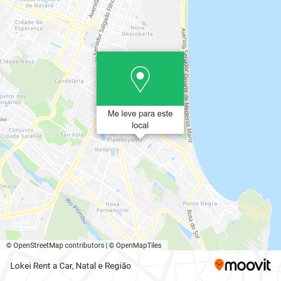 Lokei Rent a Car mapa