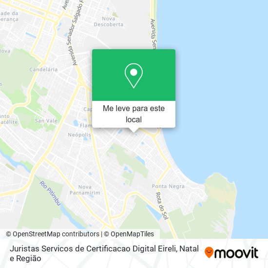 Juristas Servicos de Certificacao Digital Eireli mapa