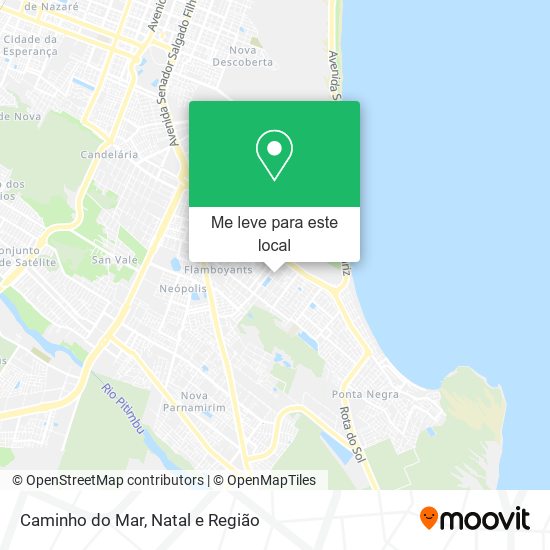 Caminho do Mar mapa