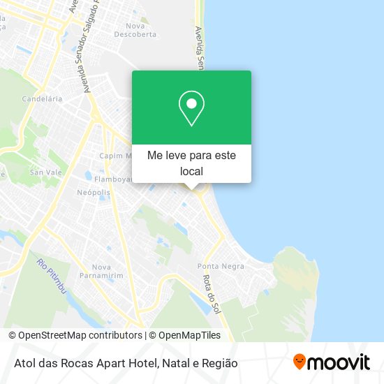 Atol das Rocas Apart Hotel mapa