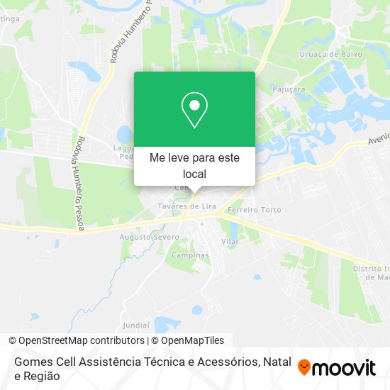 Gomes Cell Assistência Técnica e Acessórios mapa