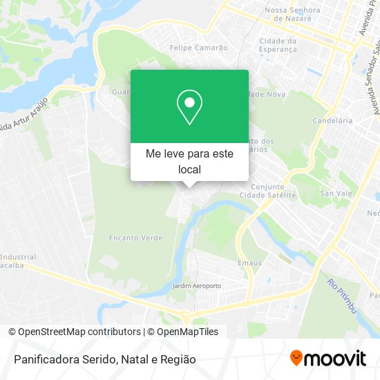 Panificadora Serido mapa