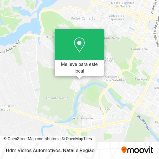 Hdm Vidros Automotivos mapa
