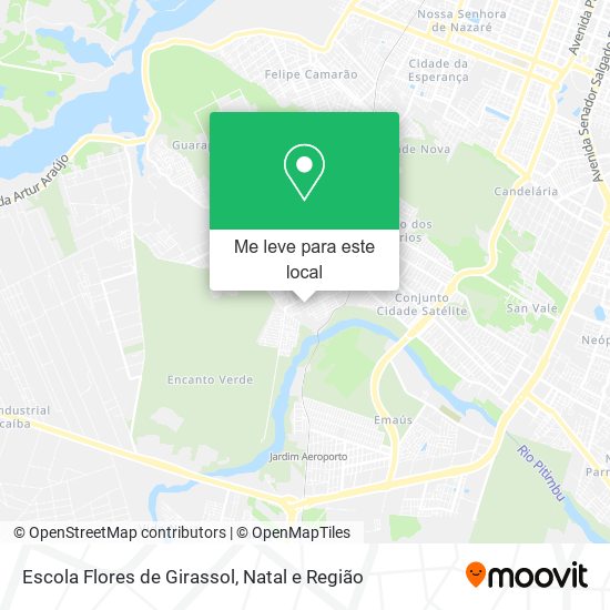 Escola Flores de Girassol mapa