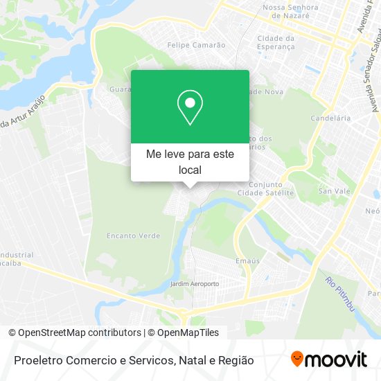 Proeletro Comercio e Servicos mapa