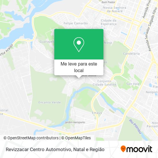 Revizzacar Centro Automotivo mapa