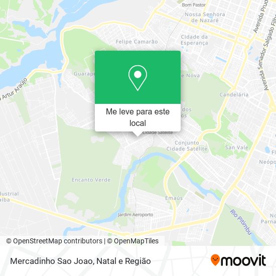 Mercadinho Sao Joao mapa