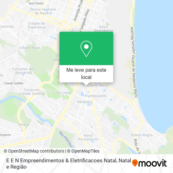 E E N Empreendimentos & Eletrificacoes Natal mapa