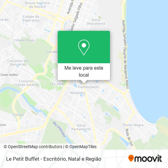 Le Petit Buffet - Escritório mapa