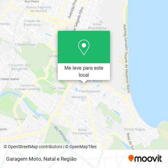 Garagem Moto mapa