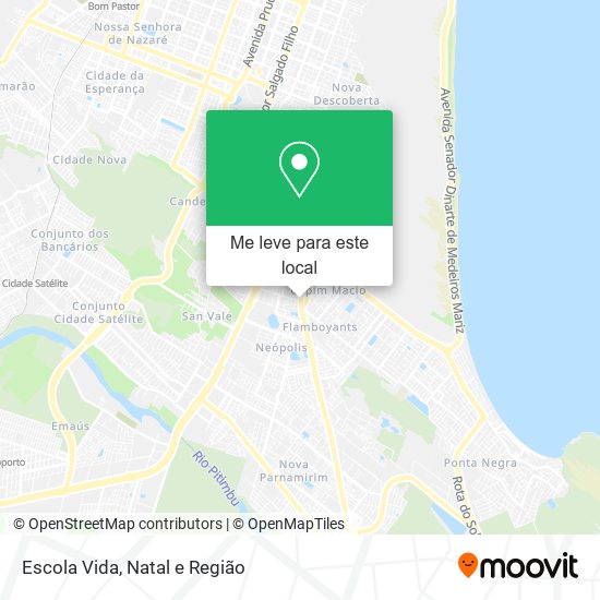 Escola Vida mapa