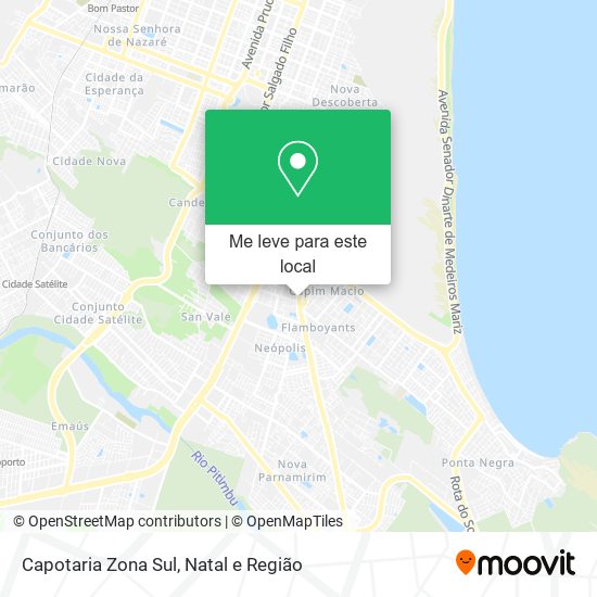 Capotaria Zona Sul mapa