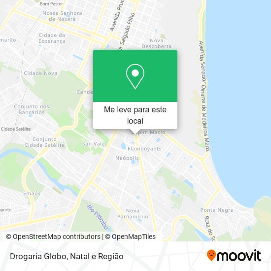 Drogaria Globo mapa