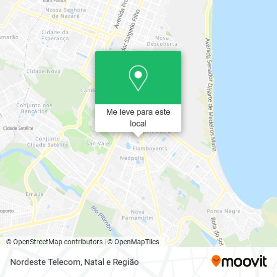 Nordeste Telecom mapa