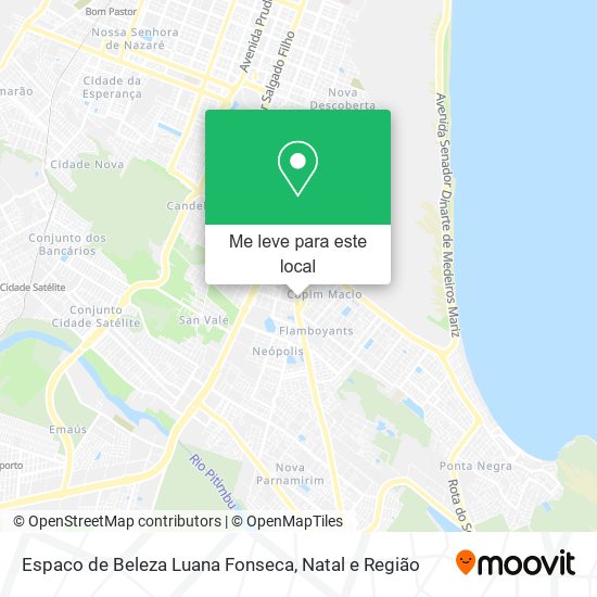 Espaco de Beleza Luana Fonseca mapa