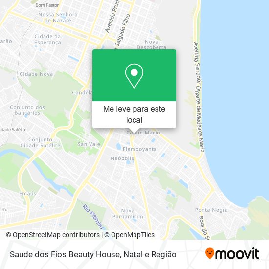 Saude dos Fios Beauty House mapa