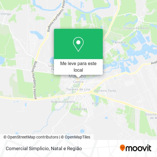 Comercial Simplicio mapa