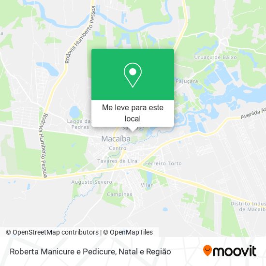 Roberta Manicure e Pedicure mapa