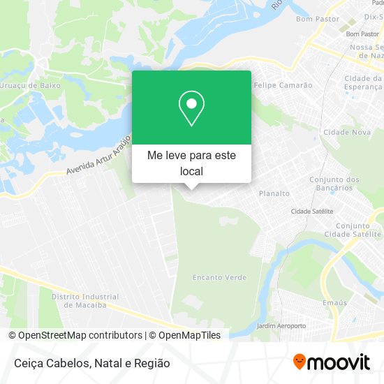 Ceiça Cabelos mapa