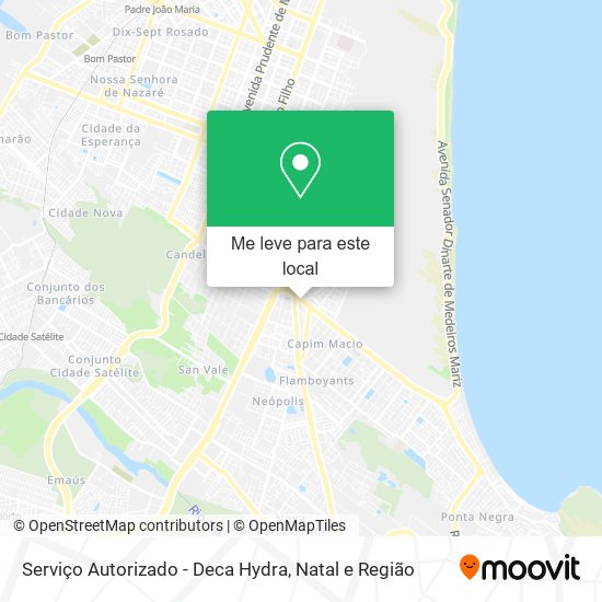 Serviço Autorizado - Deca Hydra mapa