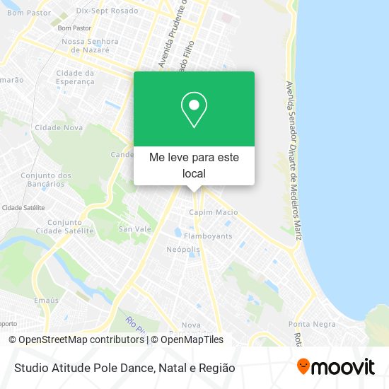 Studio Atitude Pole Dance mapa