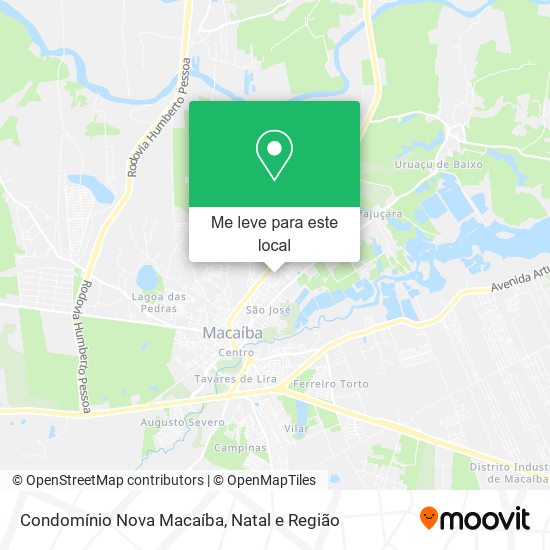 Condomínio Nova Macaíba mapa
