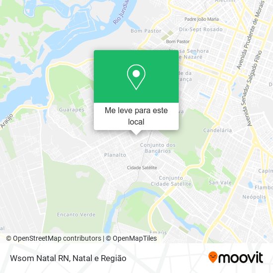 Wsom Natal RN mapa