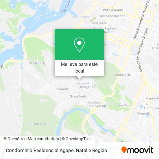 Condomínio Residencial Ágape mapa