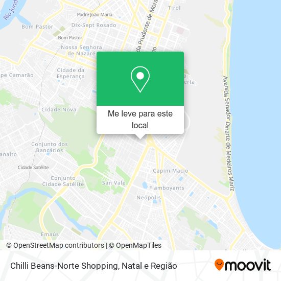 Chilli Beans-Norte Shopping mapa