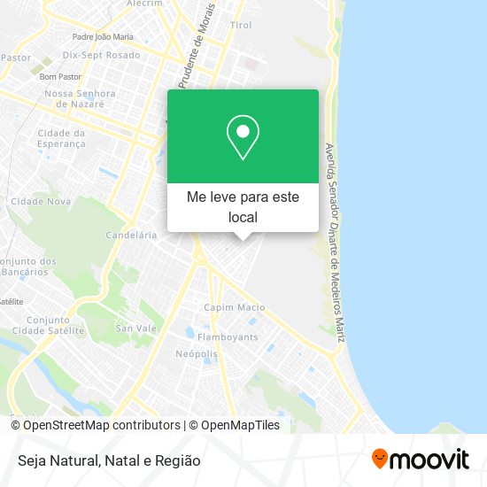 Seja Natural mapa