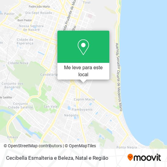 Cecibella Esmalteria e Beleza mapa