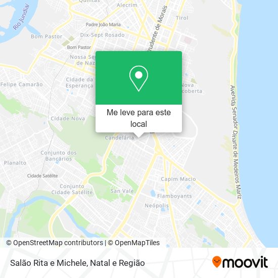 Salão Rita e Michele mapa