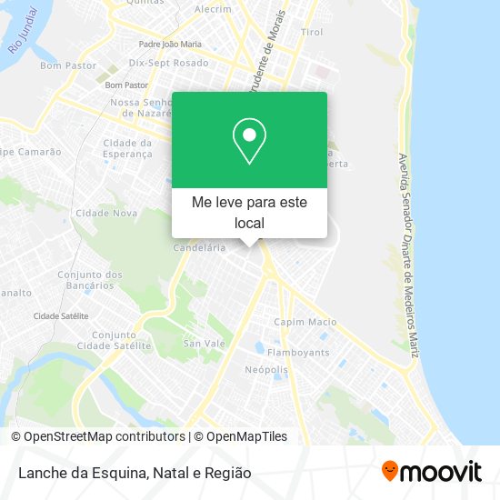 Lanche da Esquina mapa