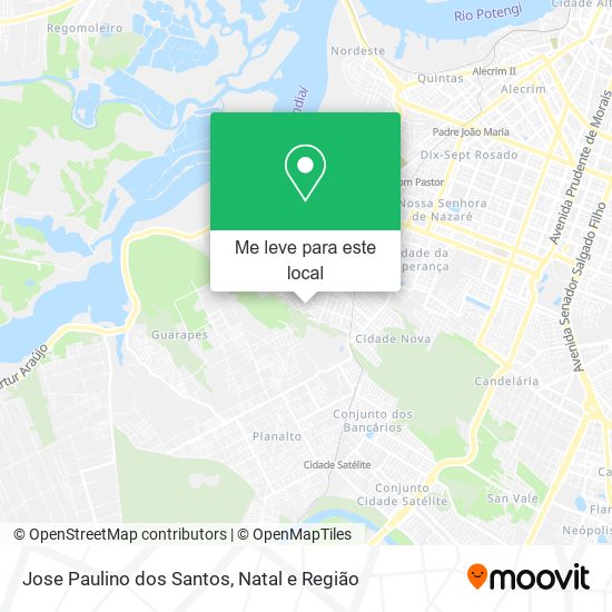 Jose Paulino dos Santos mapa