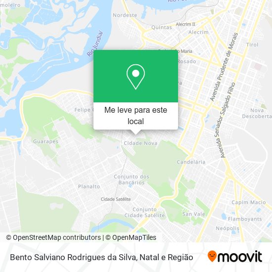 Bento Salviano Rodrigues da Silva mapa