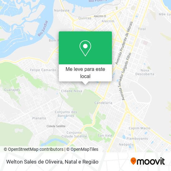 Welton Sales de Oliveira mapa